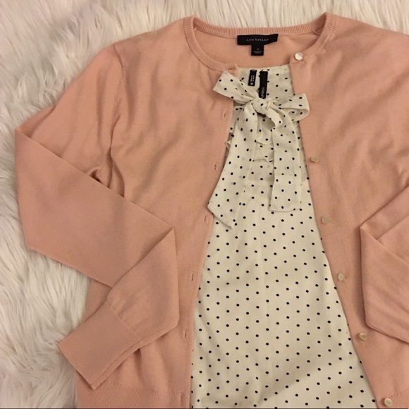 Ann Taylor Sweaters - Ann Taylor blush cardigan